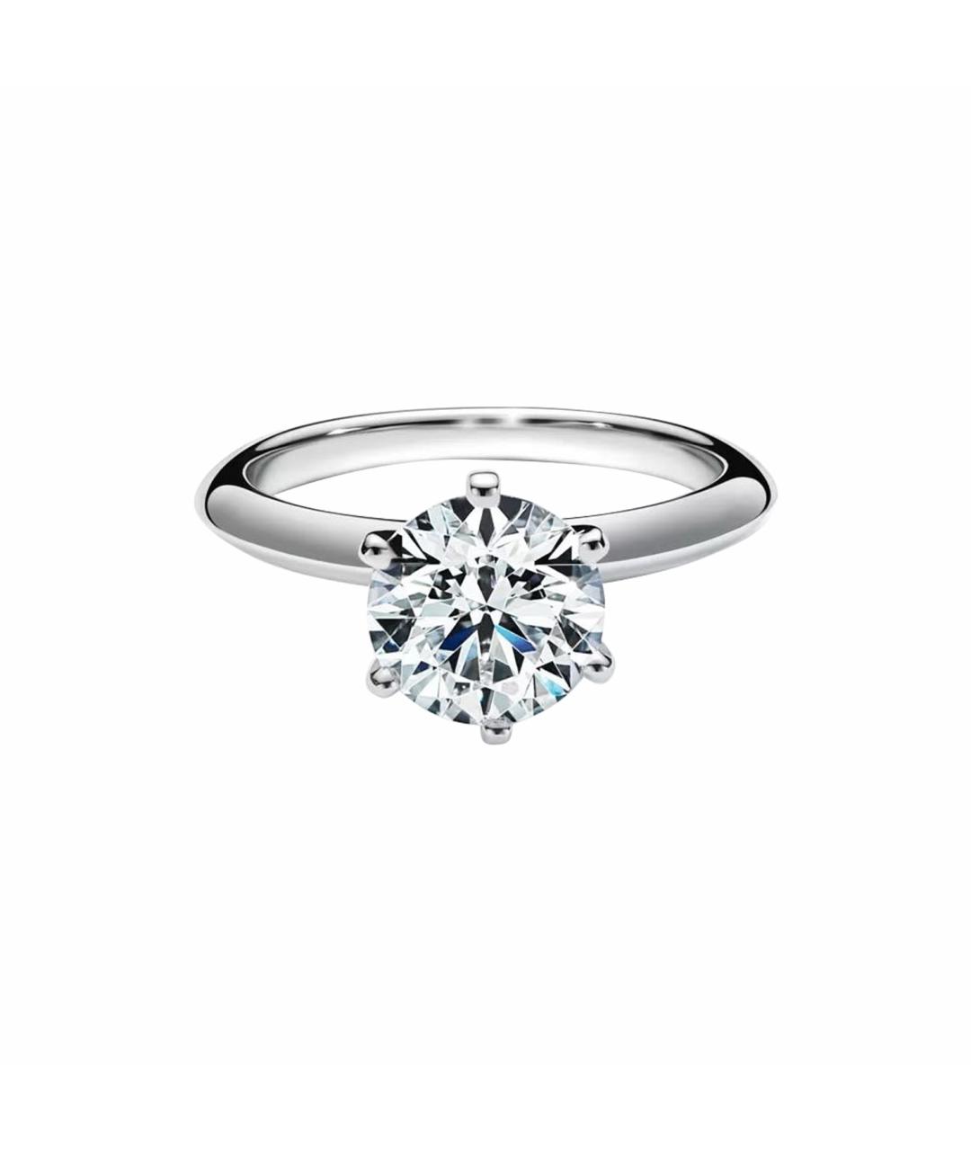 TIFFANY&CO Серебряное платиновое кольцо, фото 1