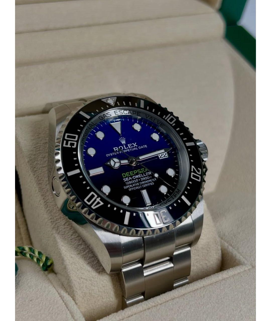 ROLEX Темно-синие часы, фото 3