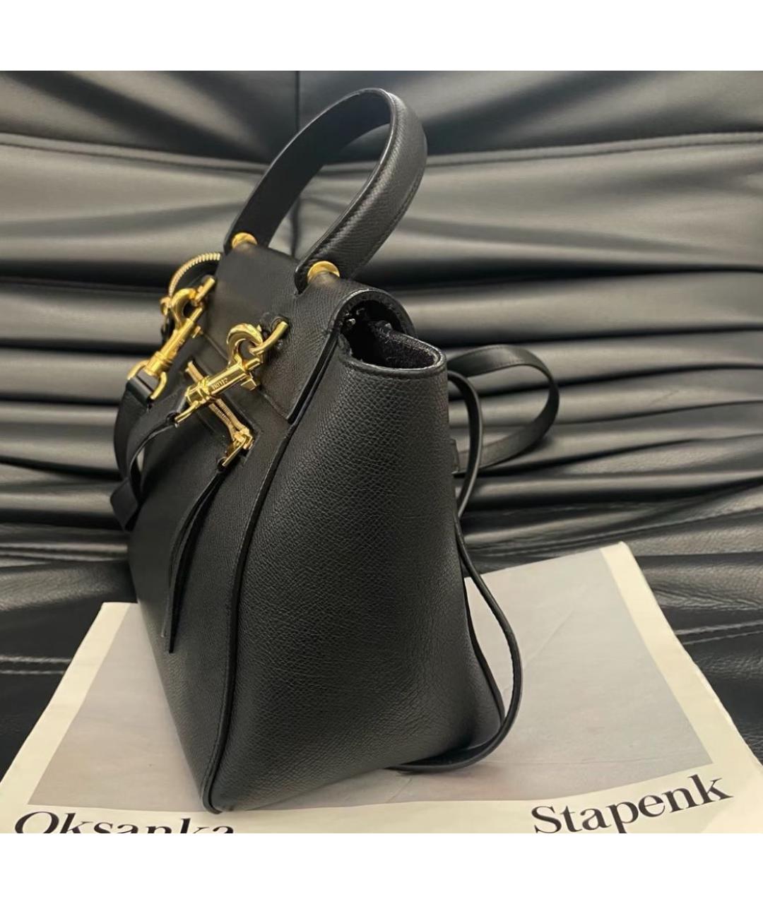 CELINE Серая кожаная сумка через плечо, фото 4