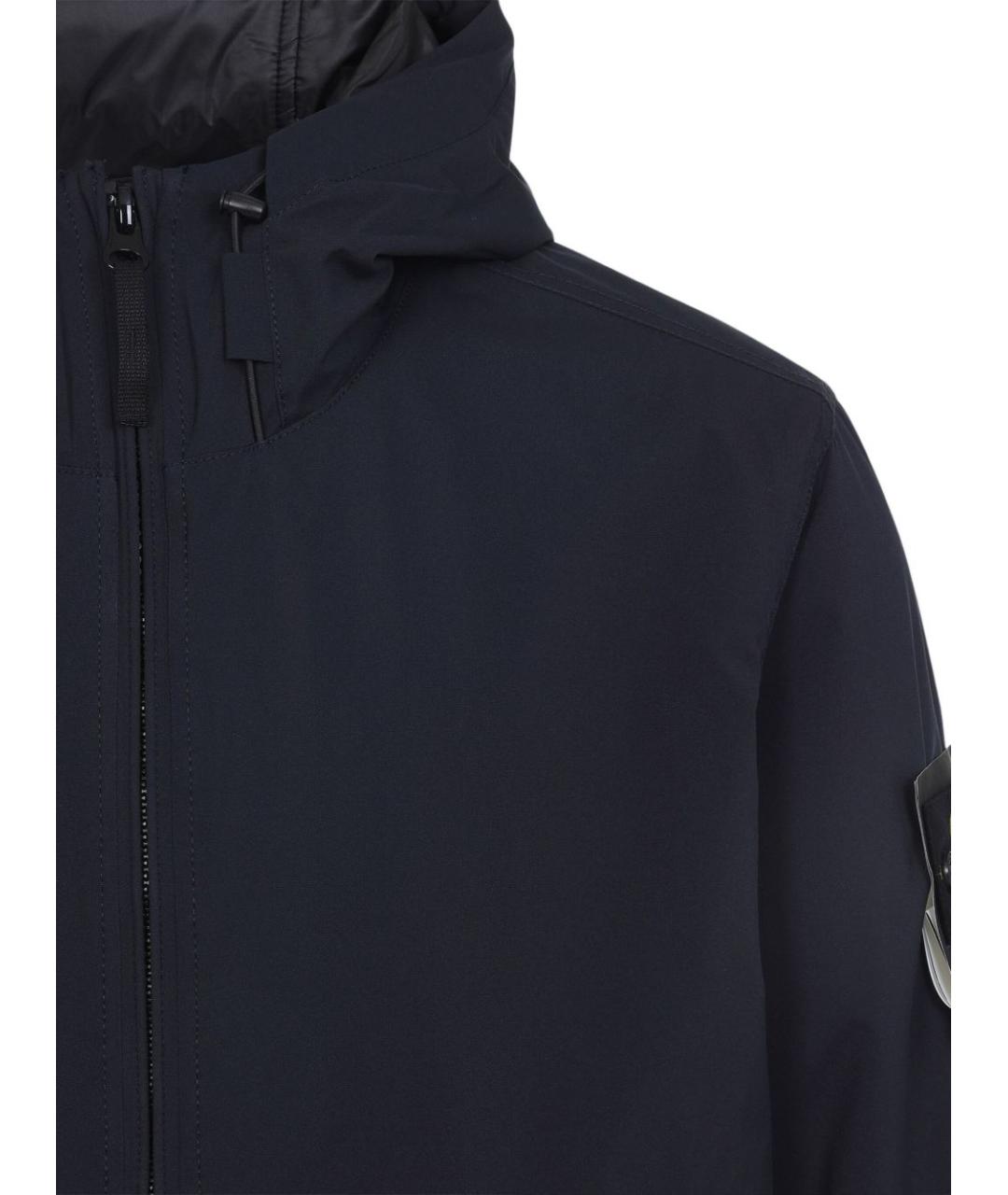 STONE ISLAND Синяя полиэстеровая куртка, фото 2