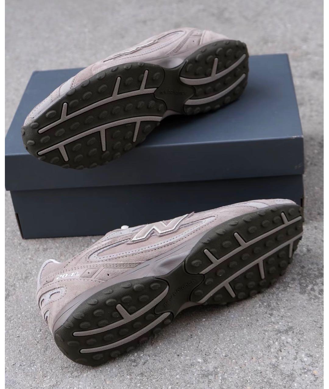 NEW BALANCE Бежевые замшевые кроссовки, фото 5