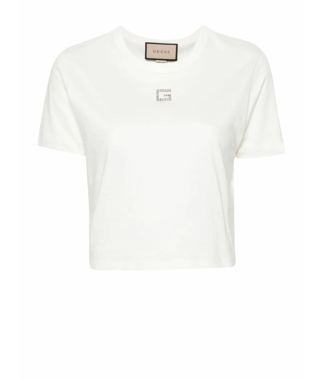GUCCI Белая футболка, фото 1