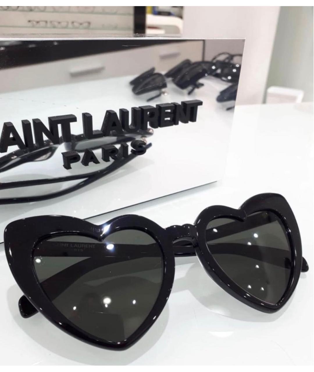 SAINT LAURENT Черные солнцезащитные очки, фото 3