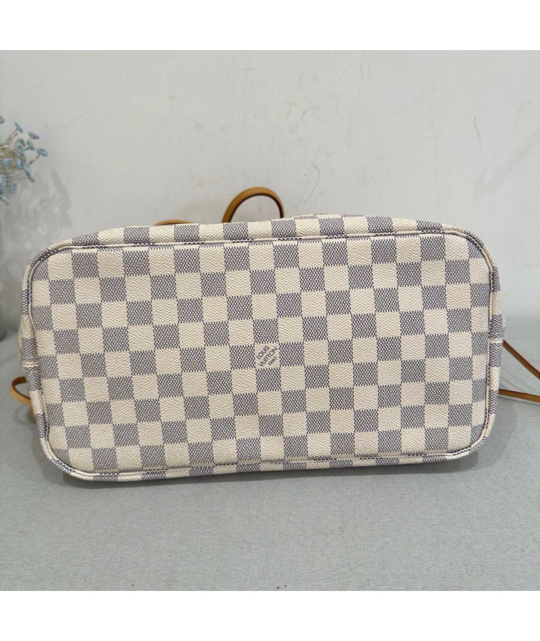 LOUIS VUITTON Бежевая сумка тоут из канвы, фото 3