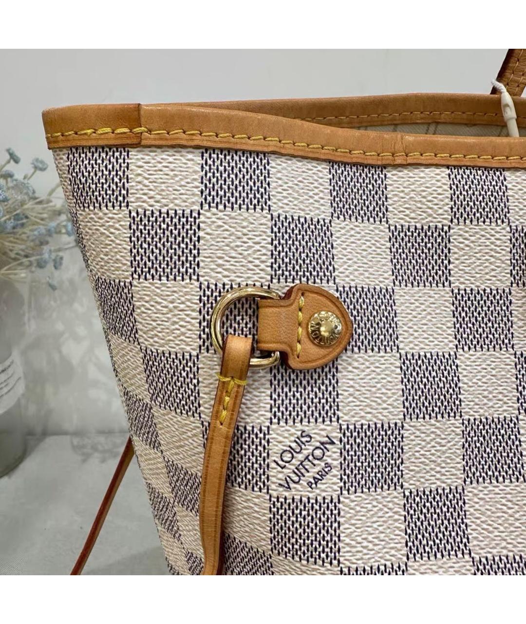 LOUIS VUITTON Бежевая сумка тоут из канвы, фото 6