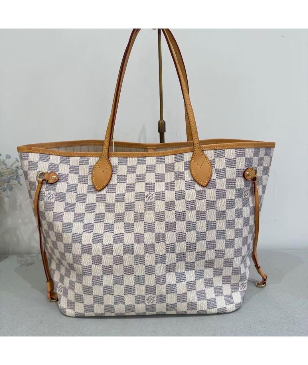 LOUIS VUITTON Бежевая сумка тоут из канвы, фото 9
