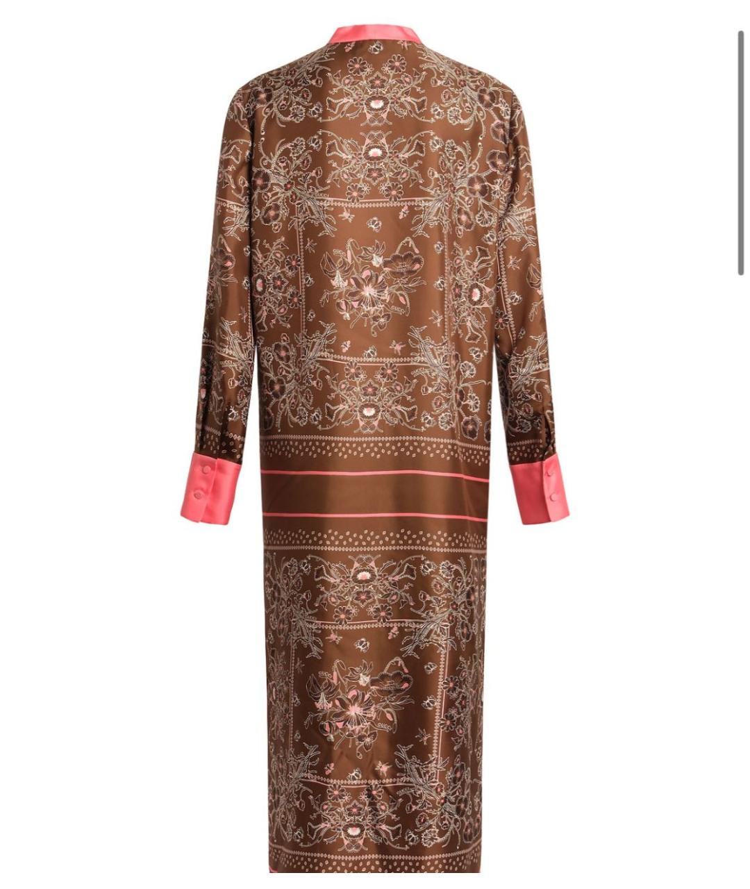 GUCCI Мульти шелковое платье, фото 2
