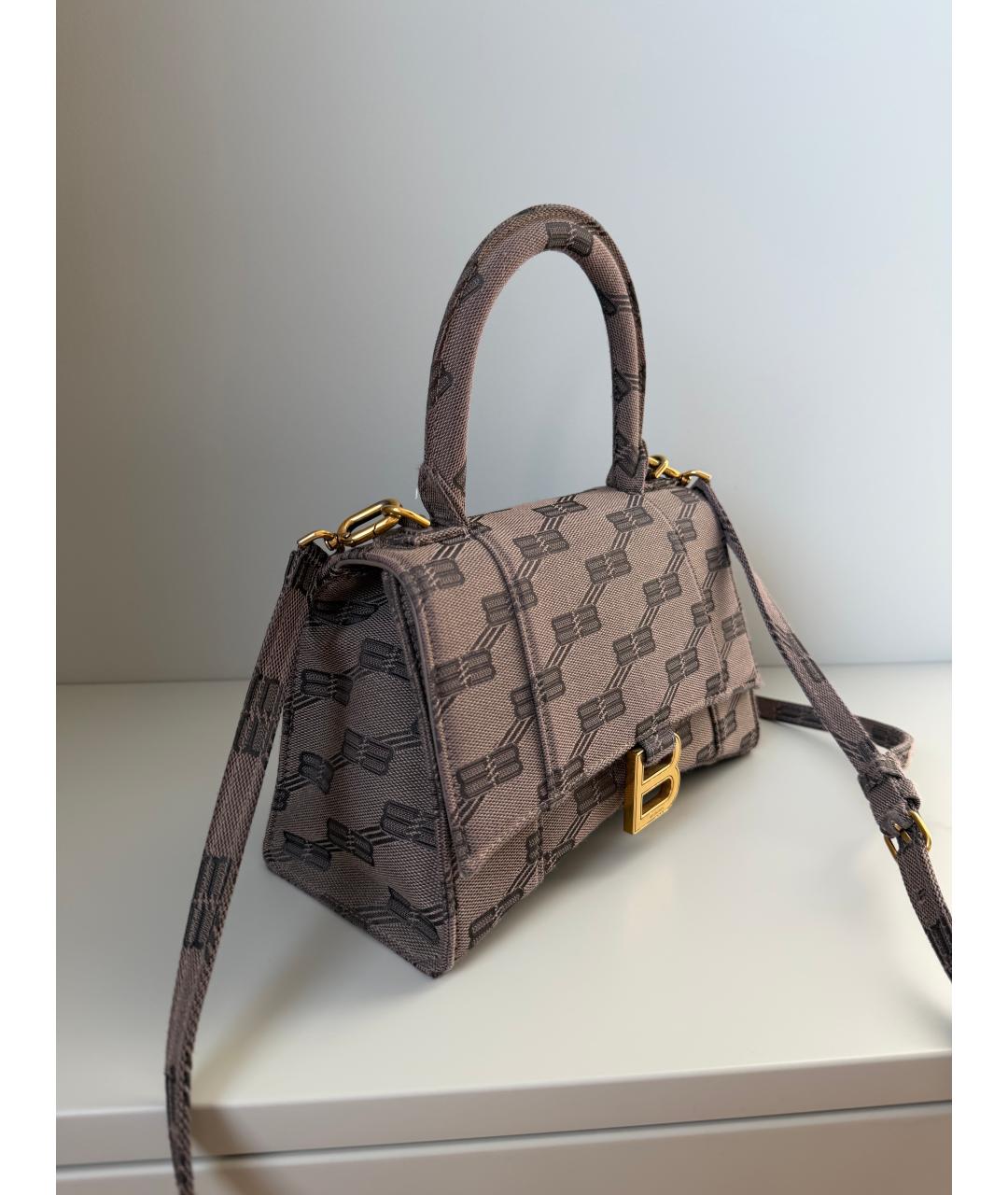 BALENCIAGA Коричневая деним сумка через плечо, фото 2