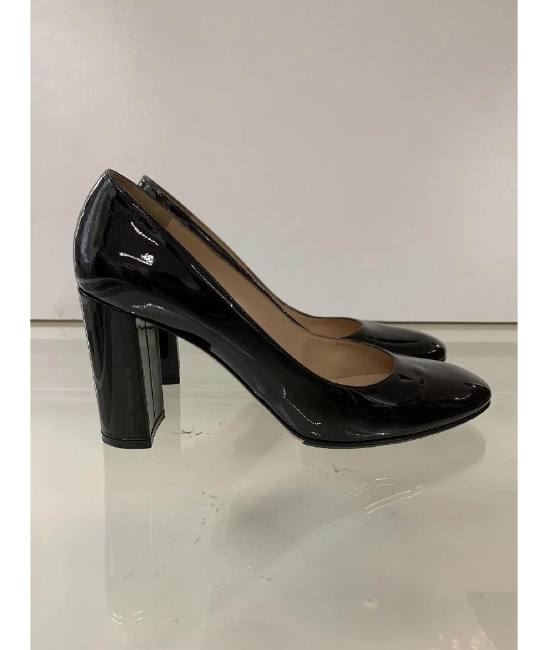 GIANVITO ROSSI Черные туфли из лакированной кожи, фото 8