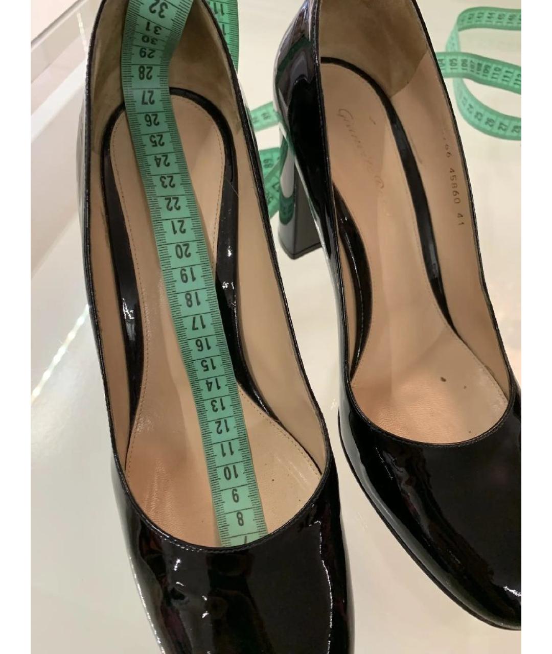 GIANVITO ROSSI Черные туфли из лакированной кожи, фото 7