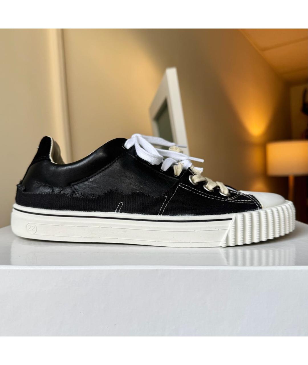 MAISON MARGIELA Черные кеды, фото 9