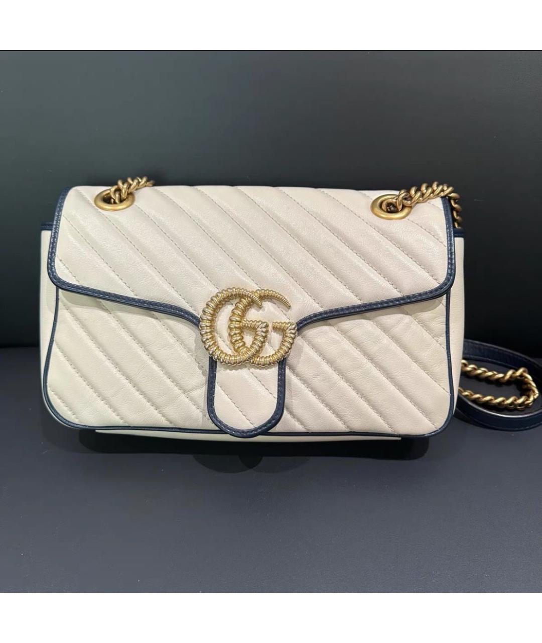 GUCCI Белая сумка через плечо, фото 7
