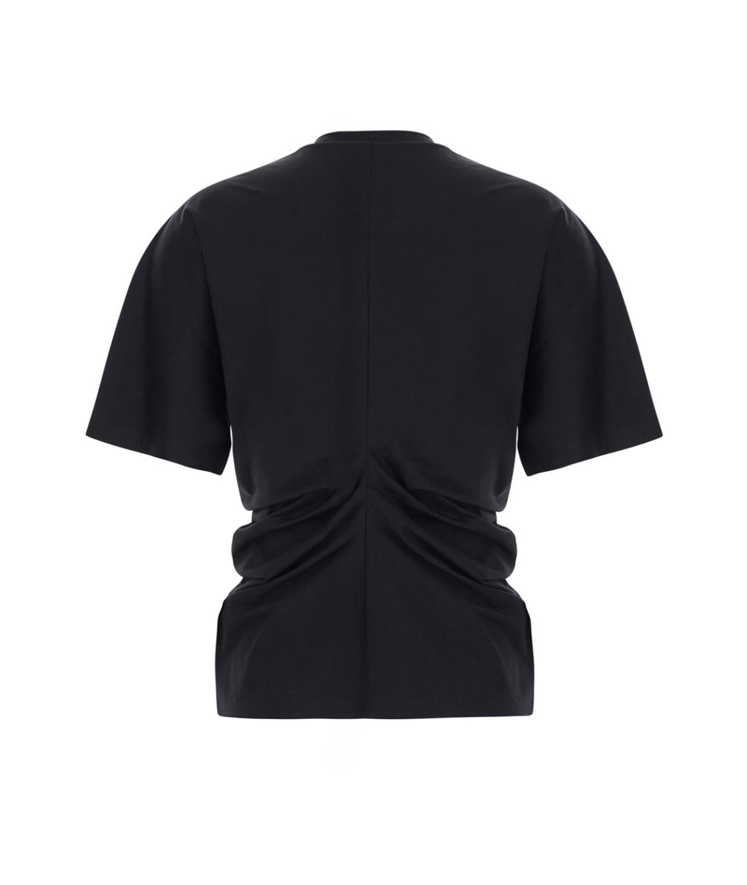 ROHE Черная хлопковая футболка, фото 2