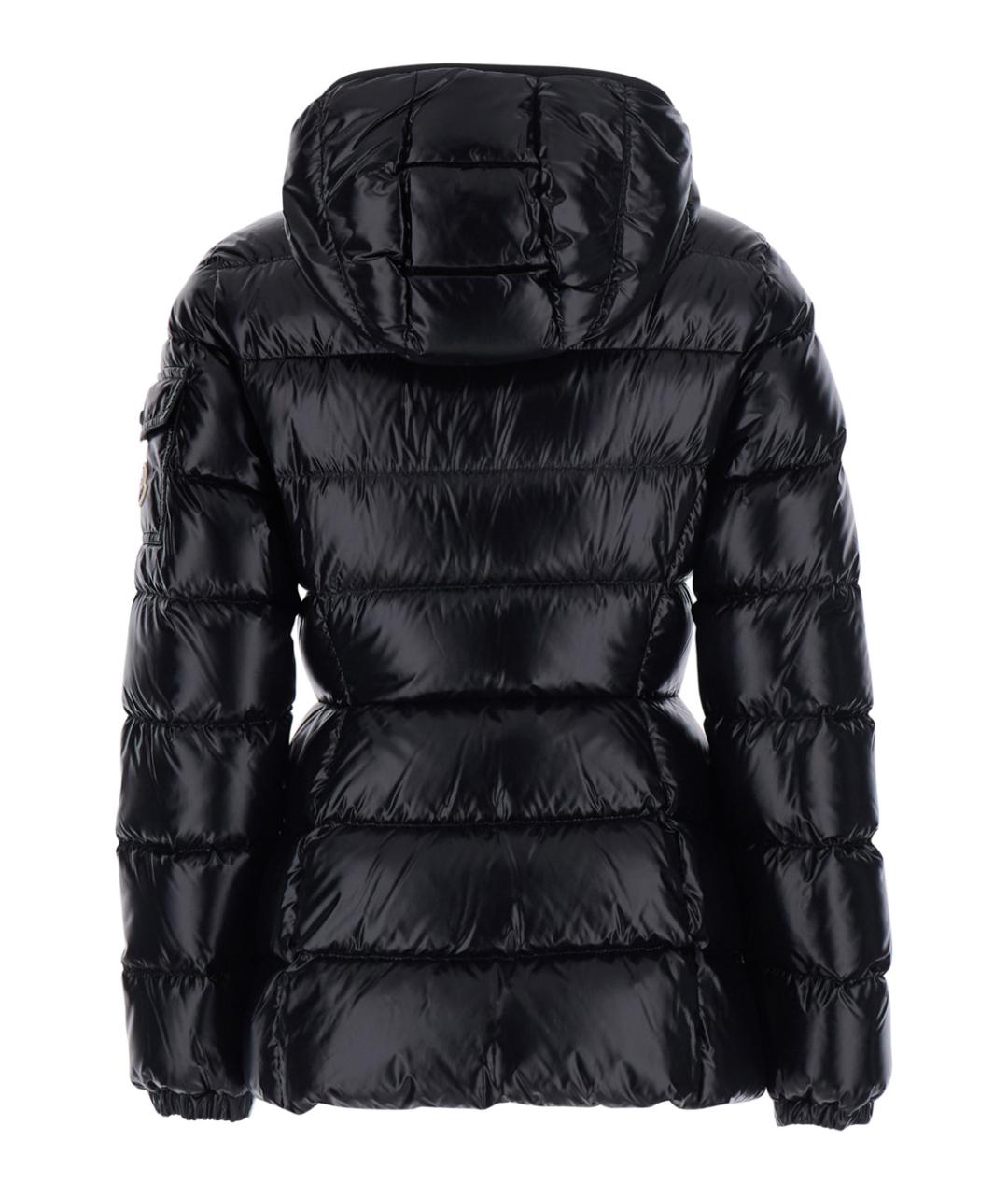 MONCLER Черный полиамидовый пуховик, фото 2