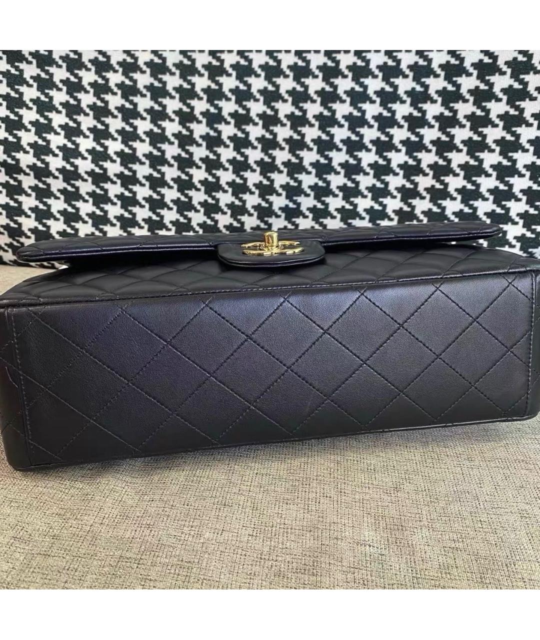 CHANEL Черная кожаная сумка через плечо, фото 3