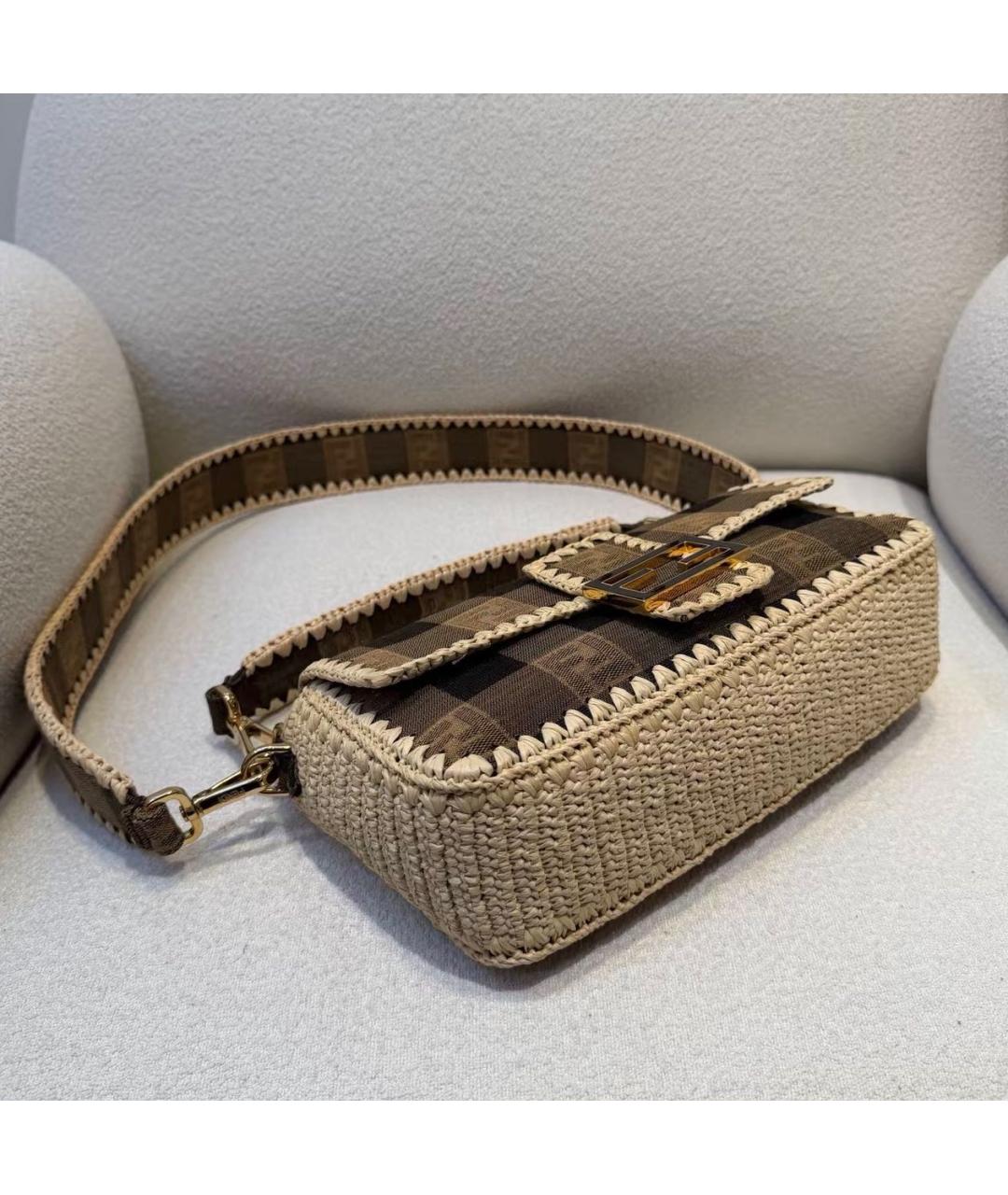 FENDI Коричневая сумка через плечо, фото 6