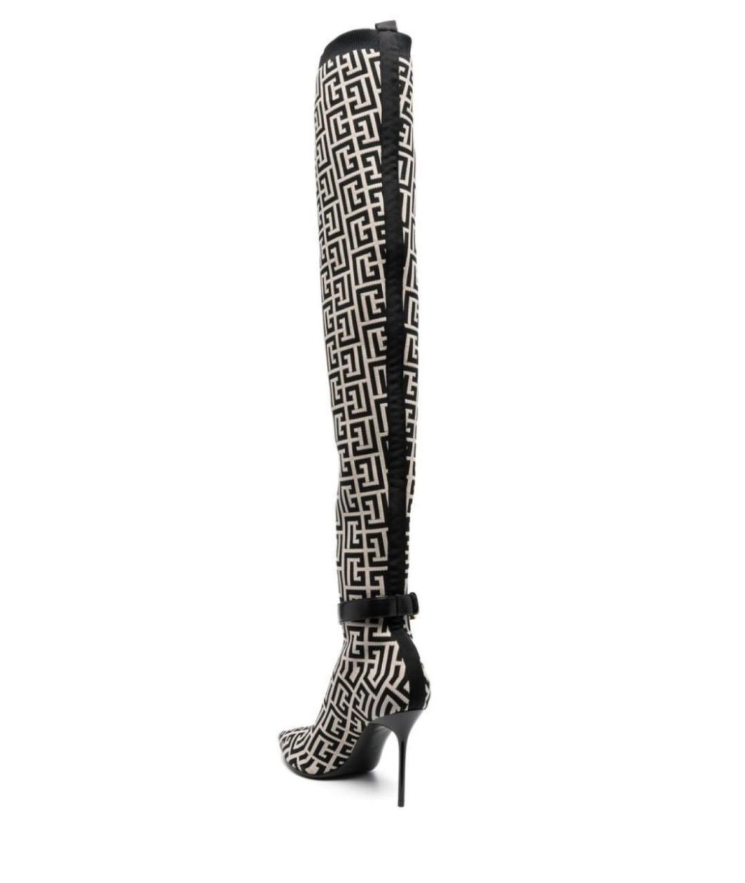 BALMAIN Мульти текстильные ботфорты, фото 6