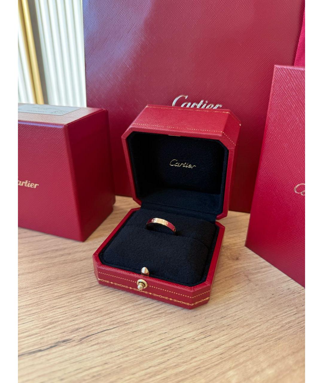 CARTIER Золотое кольцо из розового золота, фото 4