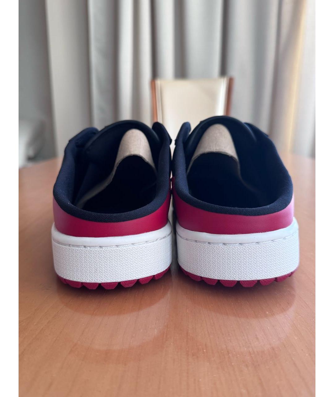 NIKE Черные кожаные низкие кроссовки / кеды, фото 4