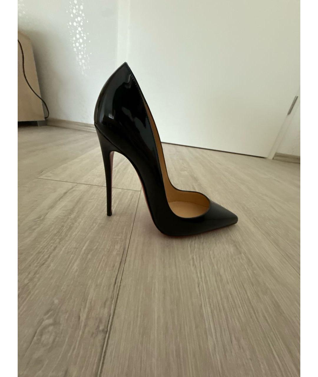 CHRISTIAN LOUBOUTIN Черные туфли из лакированной кожи, фото 8