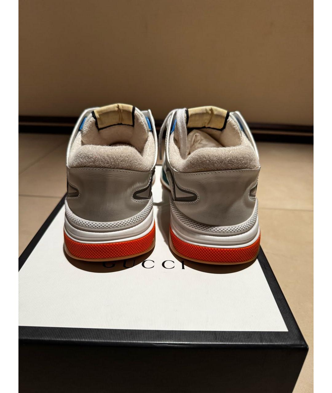 GUCCI Мульти кожаные низкие кроссовки / кеды, фото 4