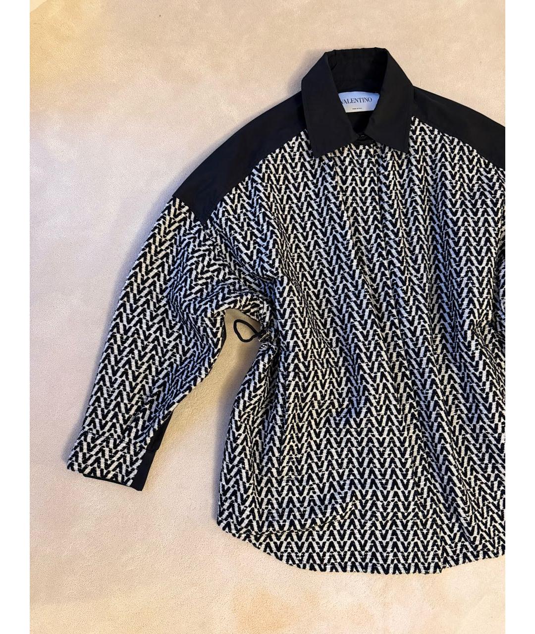 VALENTINO Черная твидовая рубашка, фото 7