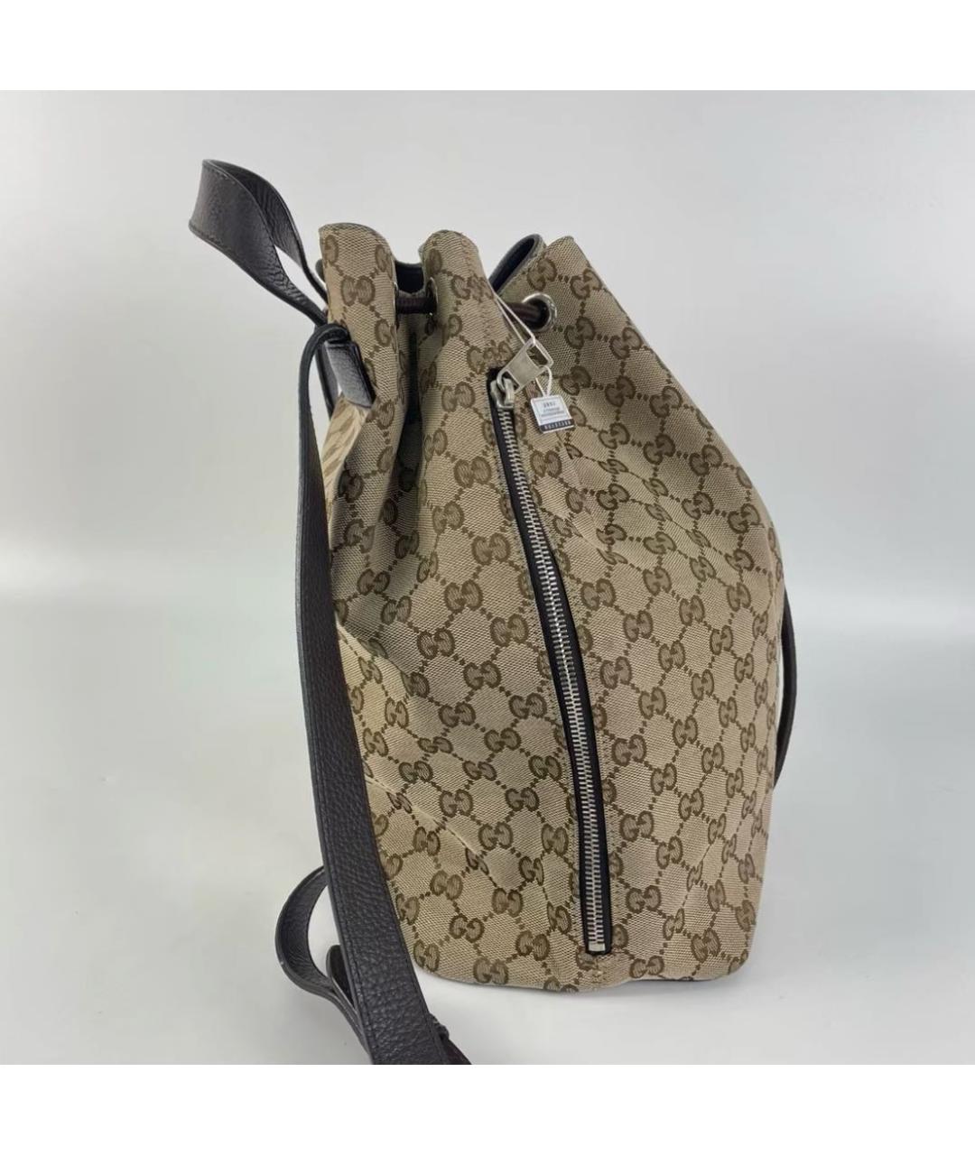 GUCCI Коричневый рюкзак, фото 3