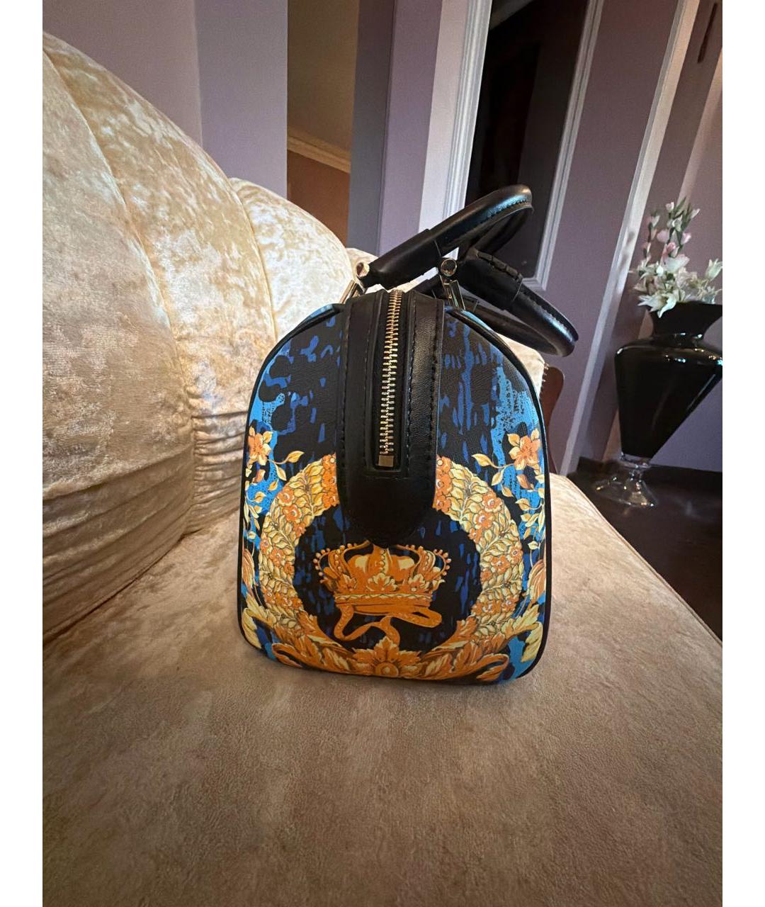 VERSACE Мульти кожаная сумка с короткими ручками, фото 2
