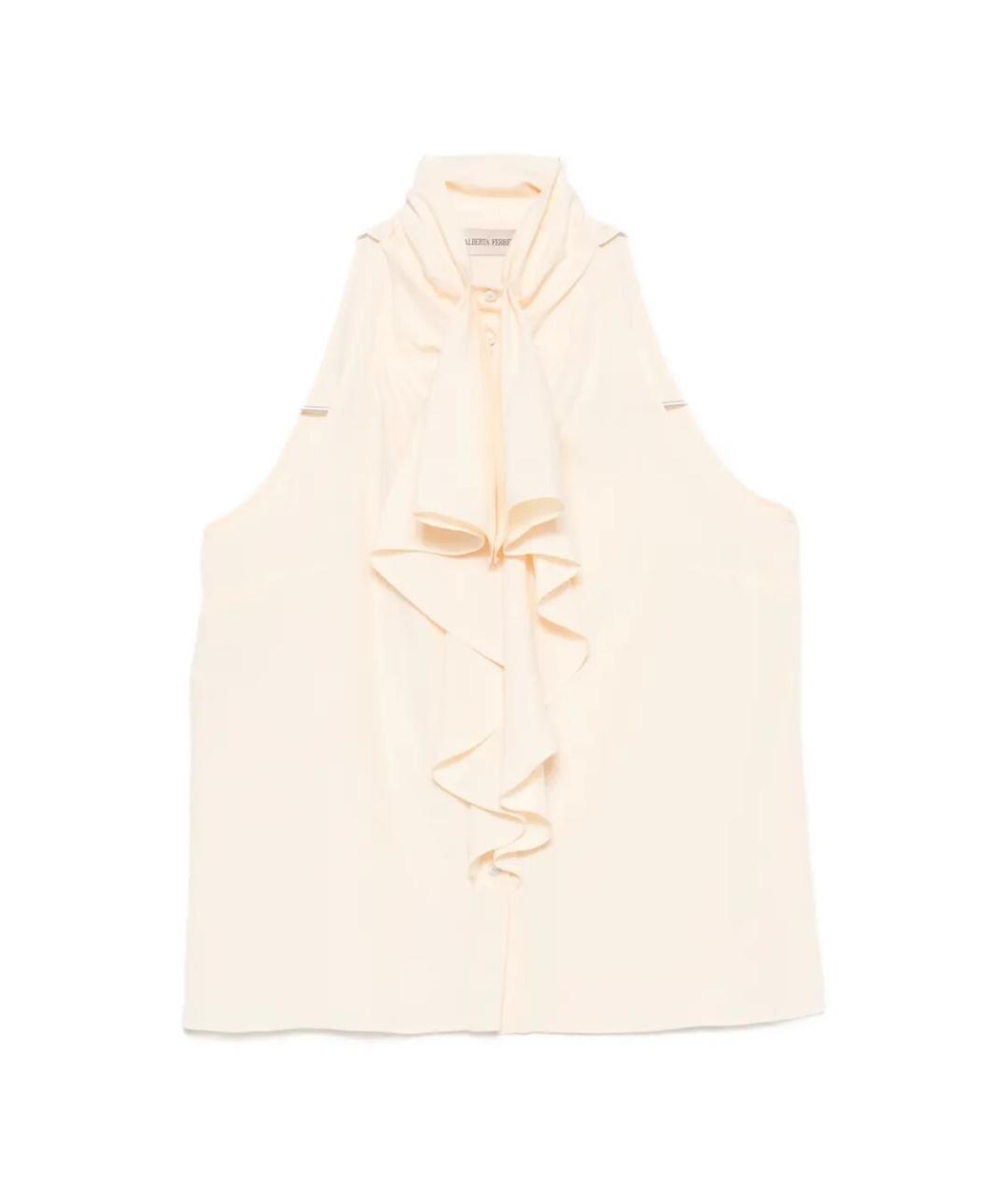 ALBERTA FERRETTI Бежевая блузы, фото 1