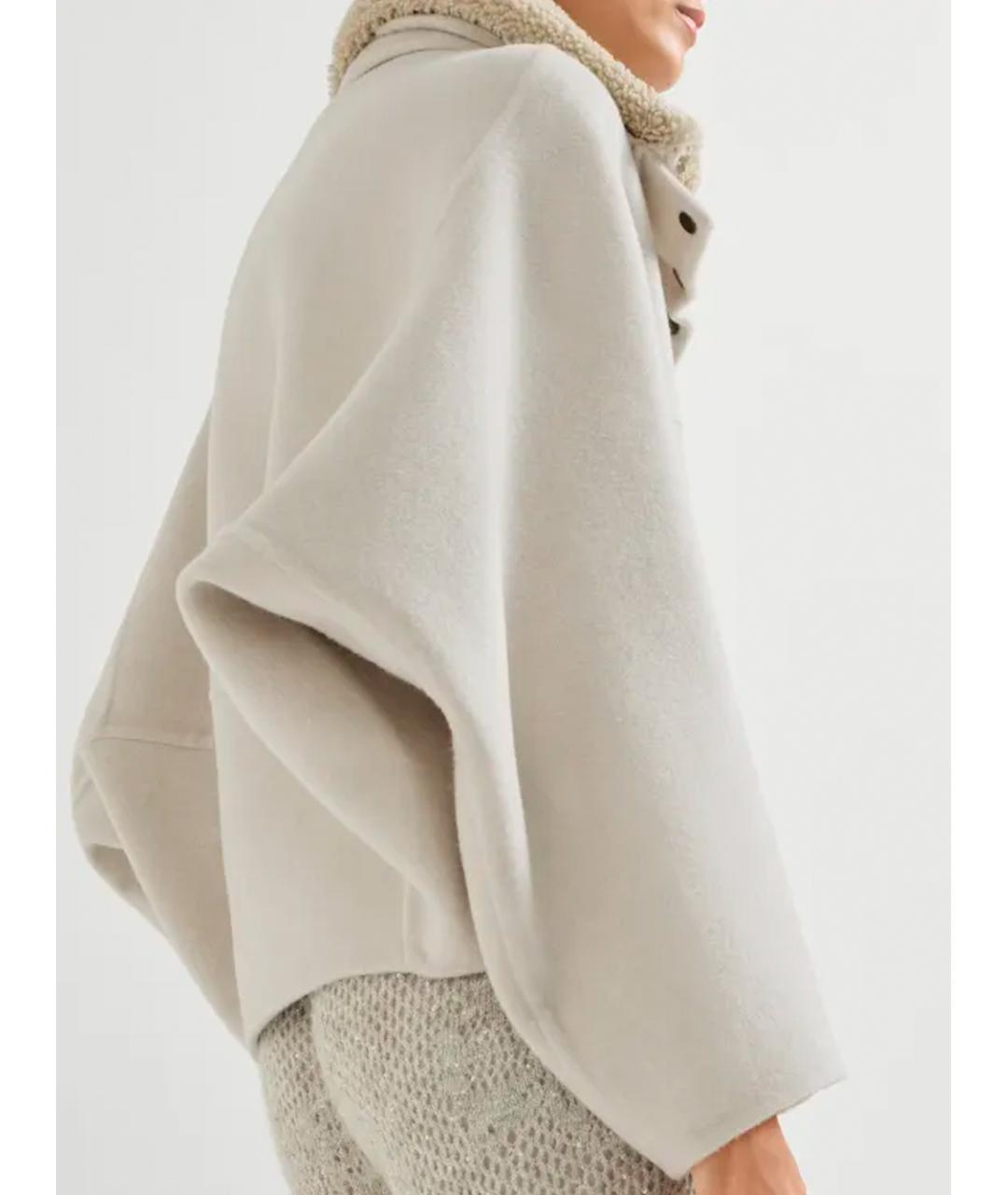 BRUNELLO CUCINELLI Серая шерстяная куртка, фото 4