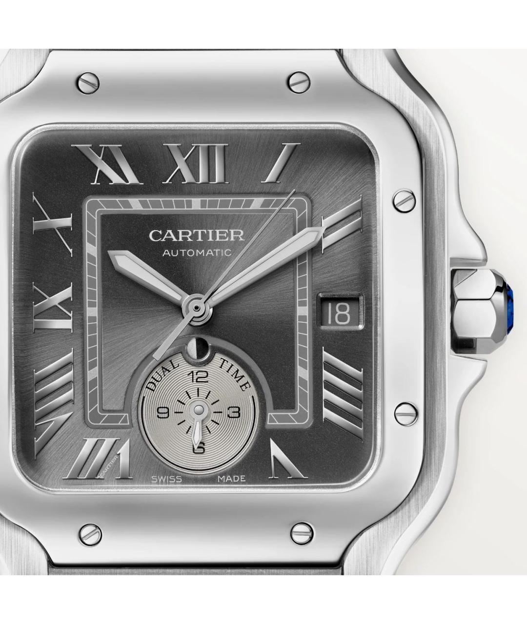 CARTIER Серебряные часы, фото 7