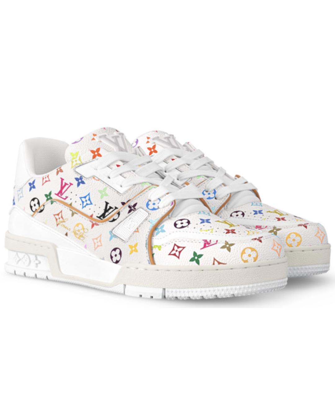 LOUIS VUITTON Мульти кожаные кеды, фото 7