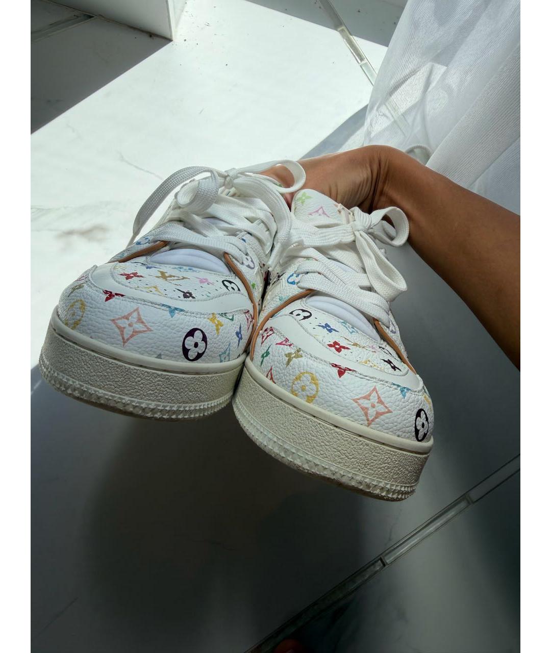LOUIS VUITTON Мульти кожаные кеды, фото 3