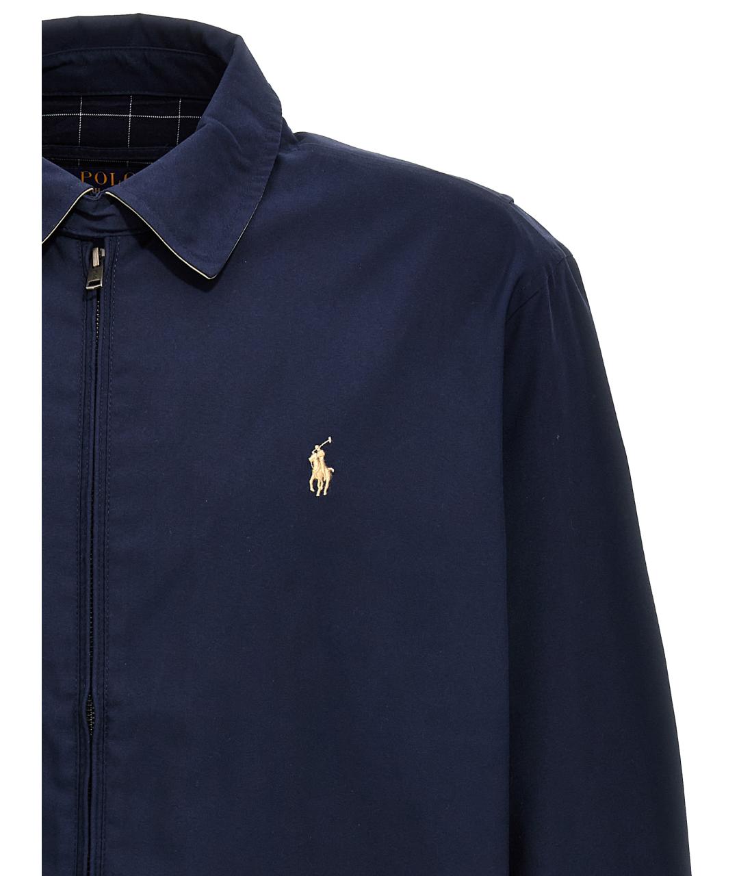 POLO RALPH LAUREN Синяя полиэстеровая куртка, фото 3