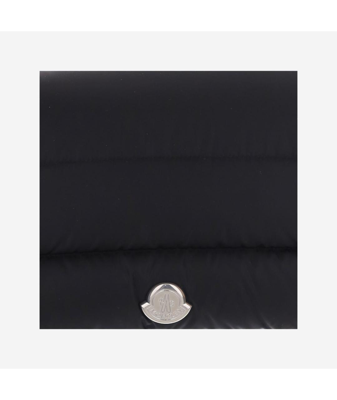 MONCLER Черная синтетическая сумка через плечо, фото 4