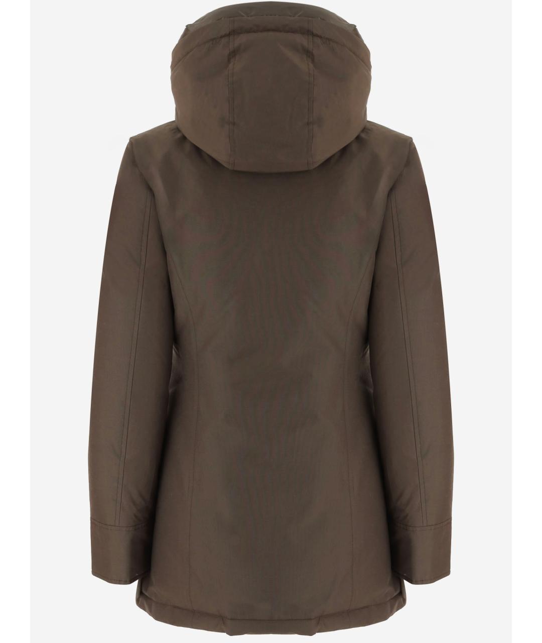 WOOLRICH Зеленая хлопковая куртка, фото 2