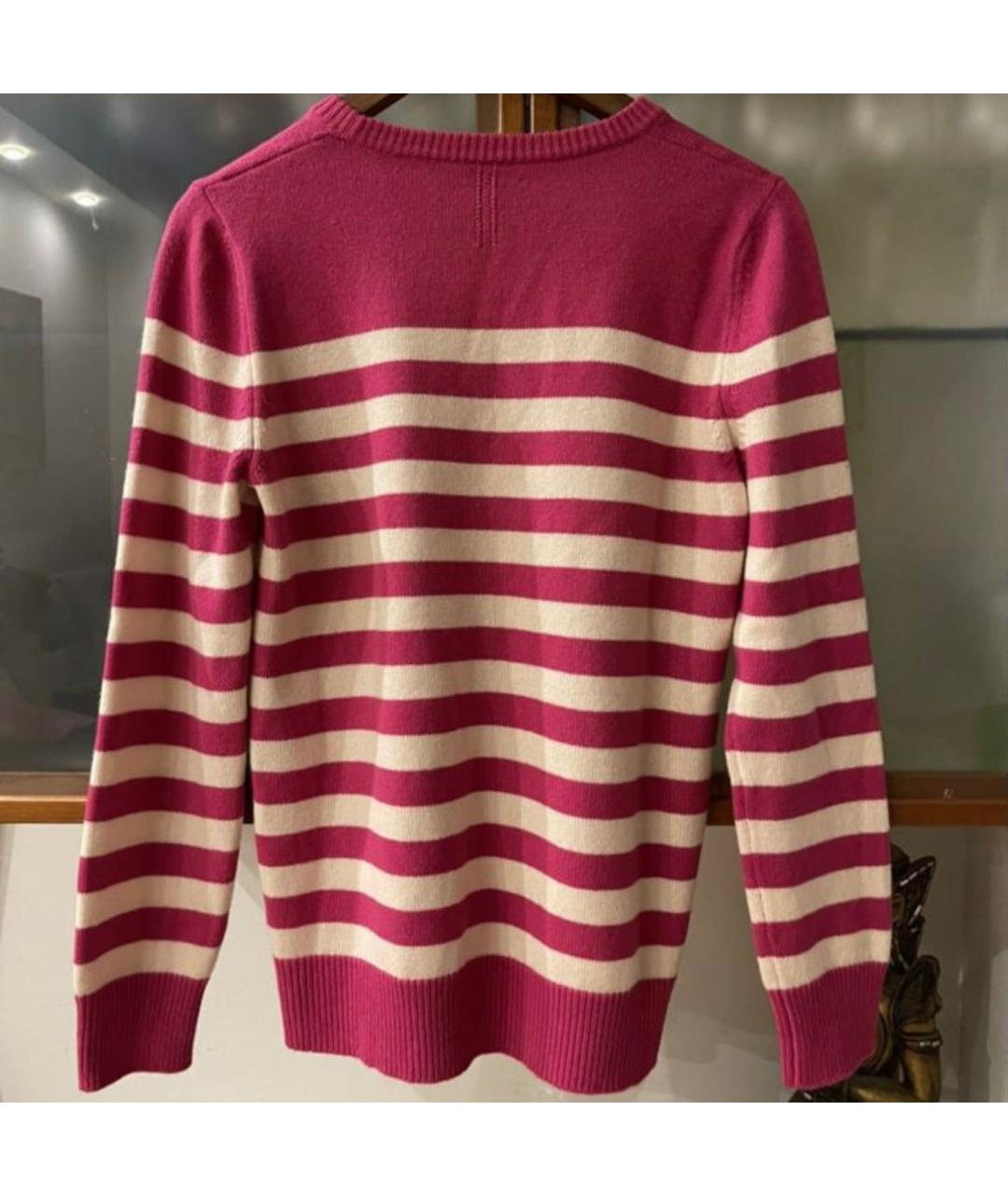 SAINT LAURENT Розовый кашемировый джемпер / свитер, фото 5