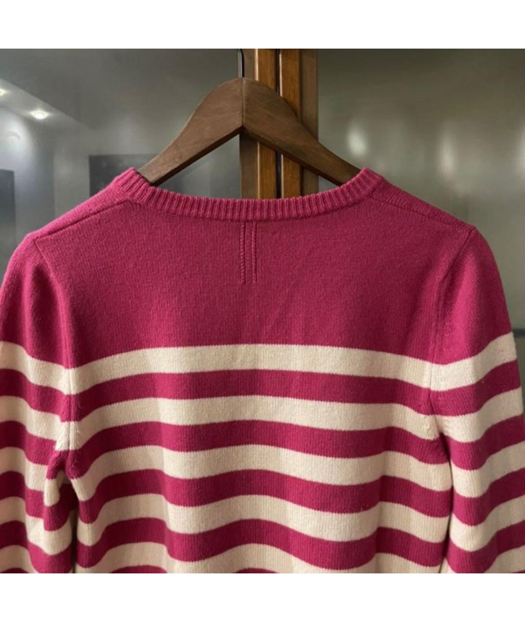 SAINT LAURENT Розовый кашемировый джемпер / свитер, фото 6
