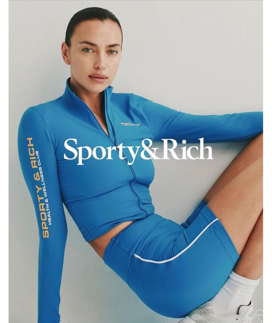 SPORTY AND RICH Синий спортивные костюмы, фото 4
