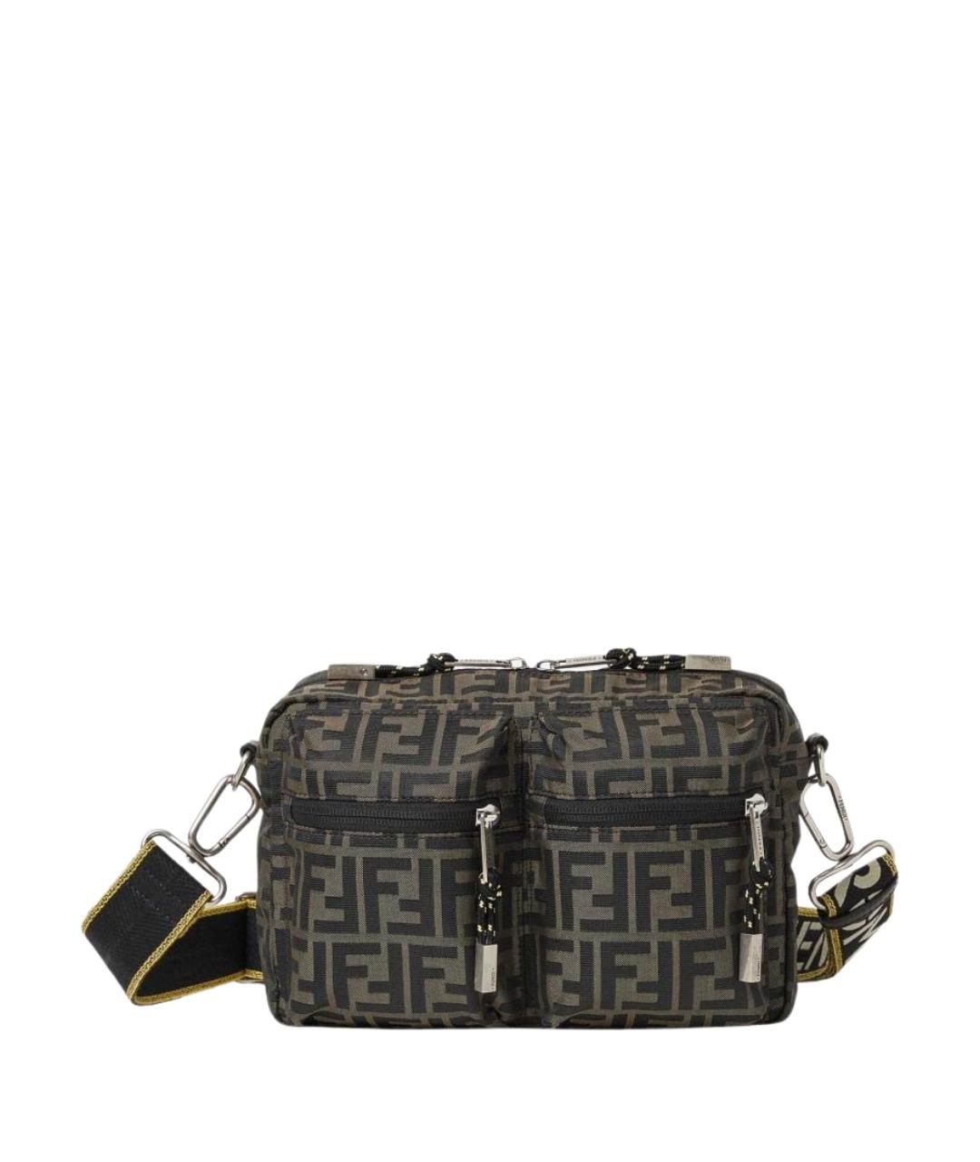 FENDI Мульти тканевая сумка на плечо, фото 6