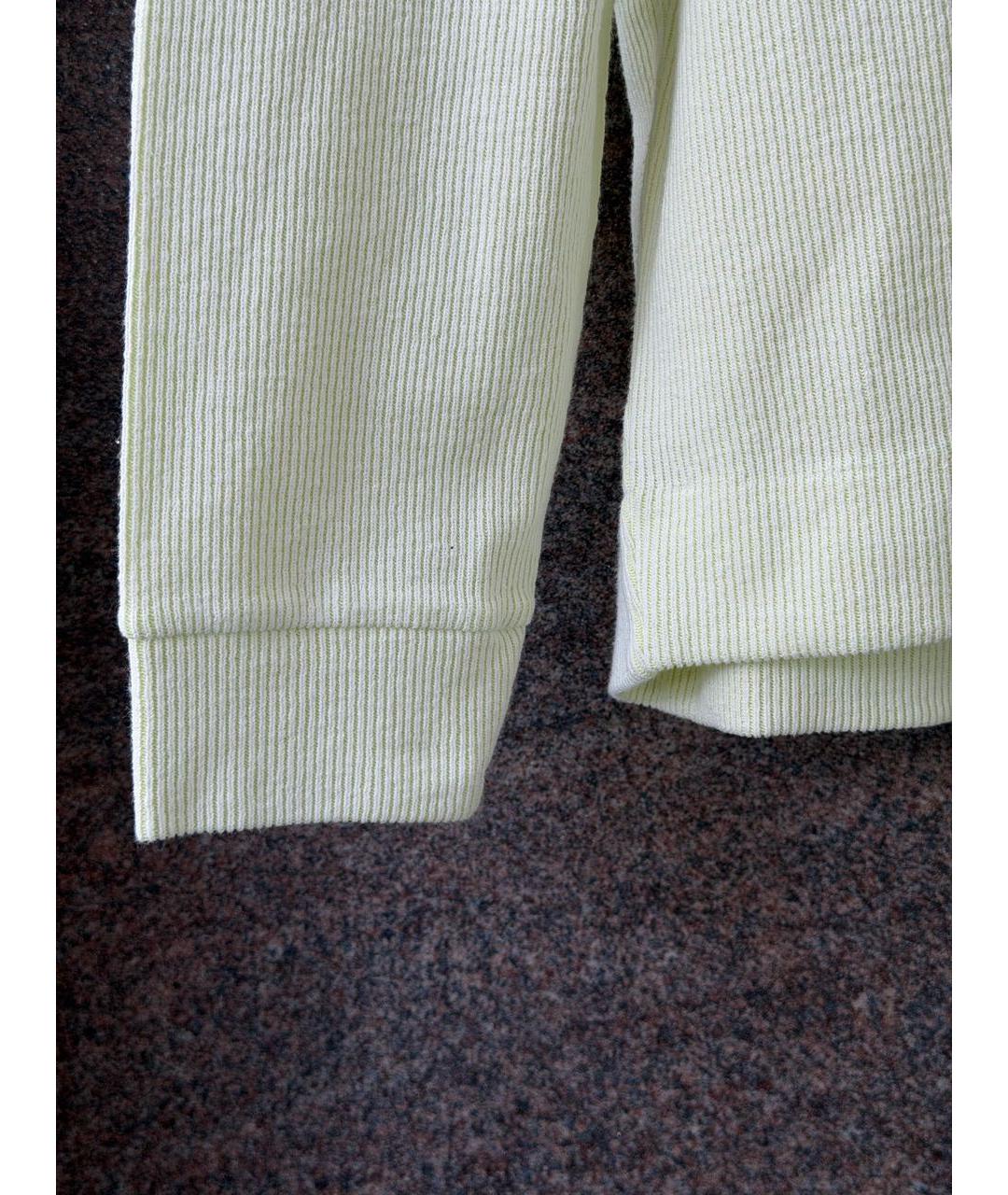 STONE ISLAND Белый хлопковый джемпер / свитер, фото 7