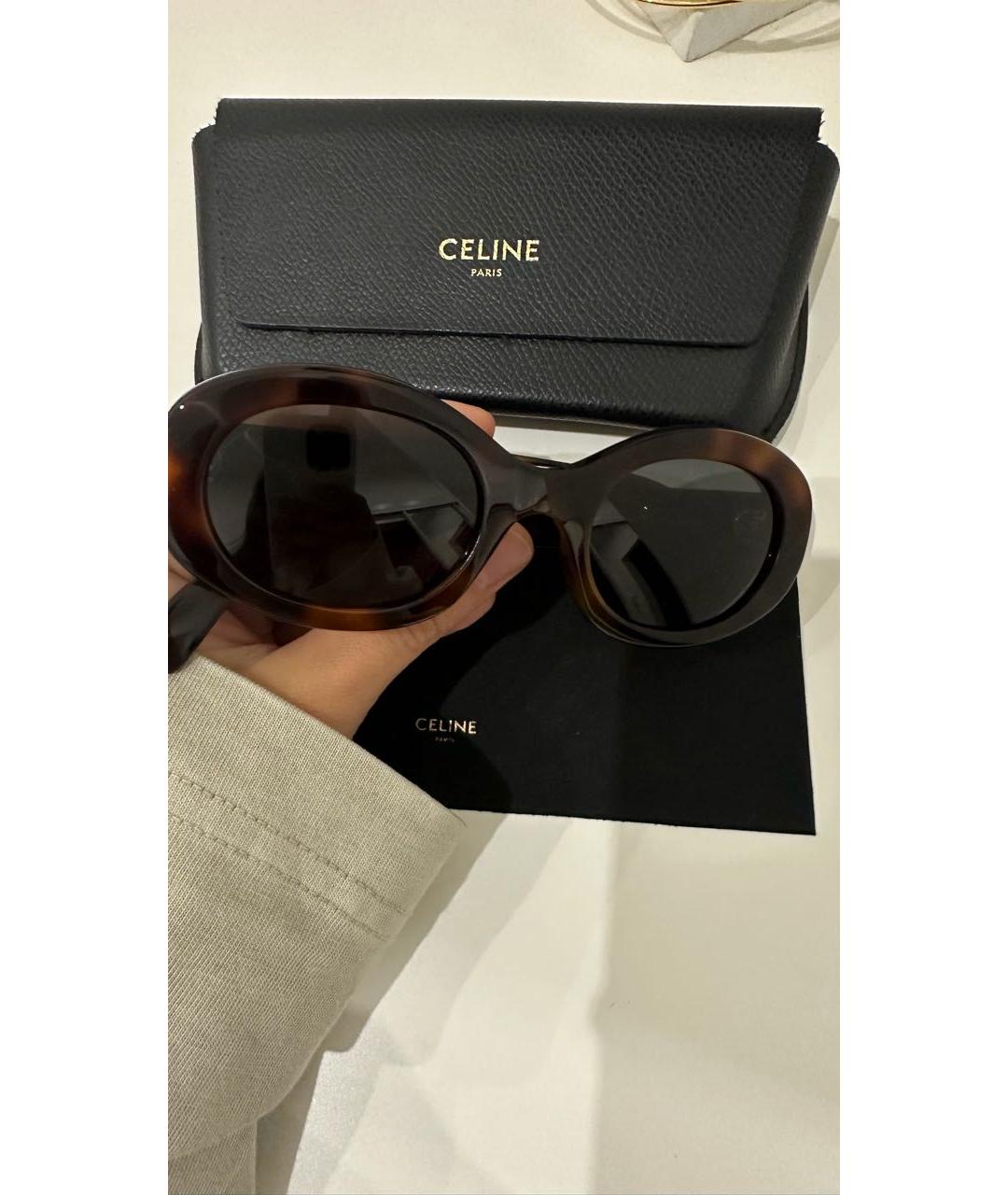 CELINE Мульти пластиковые солнцезащитные очки, фото 2