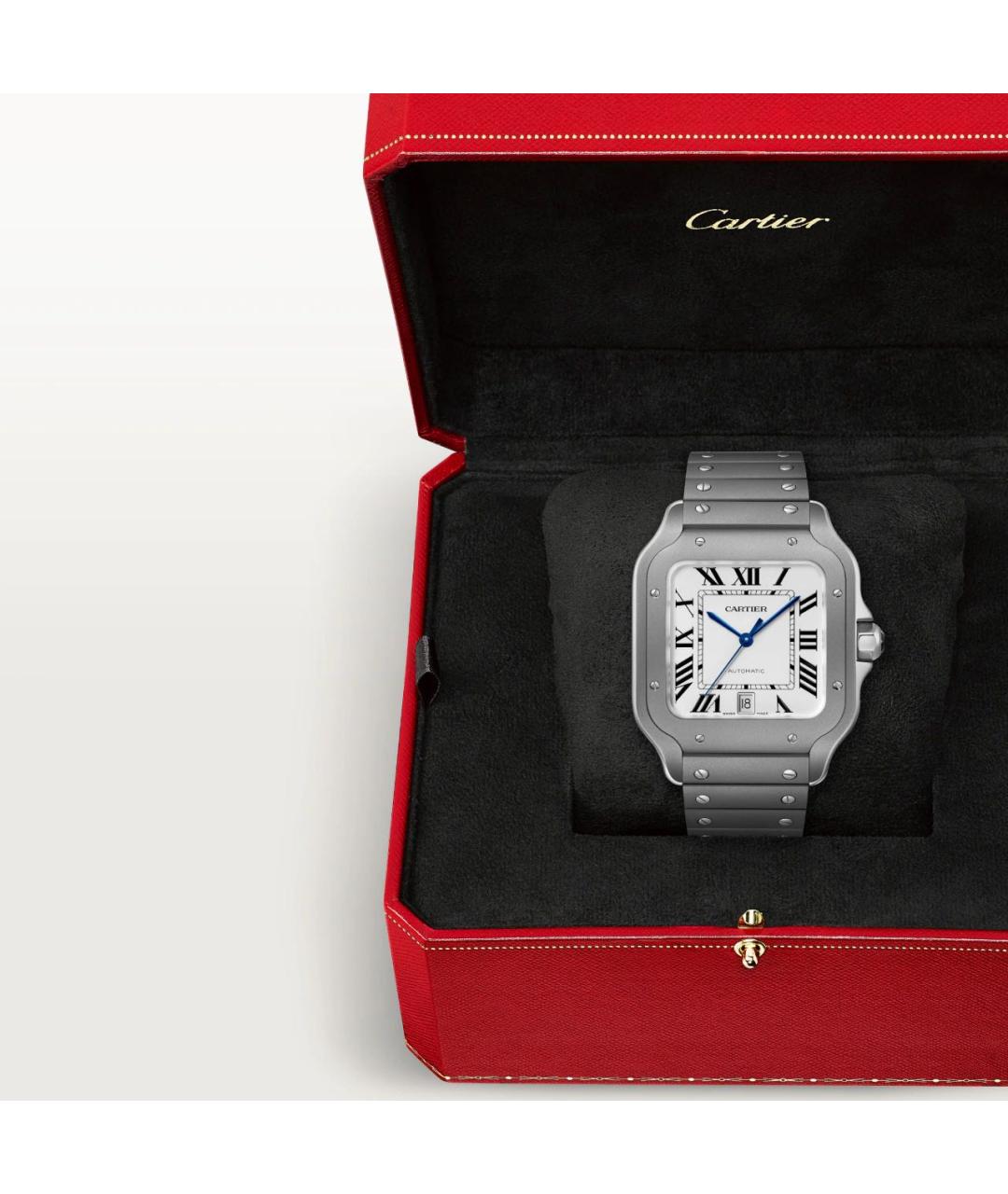CARTIER Серые часы, фото 8