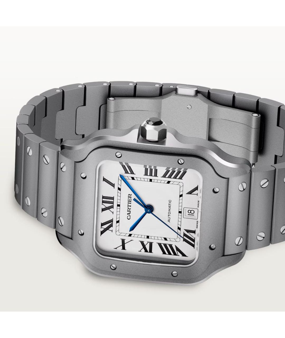 CARTIER Серые часы, фото 7