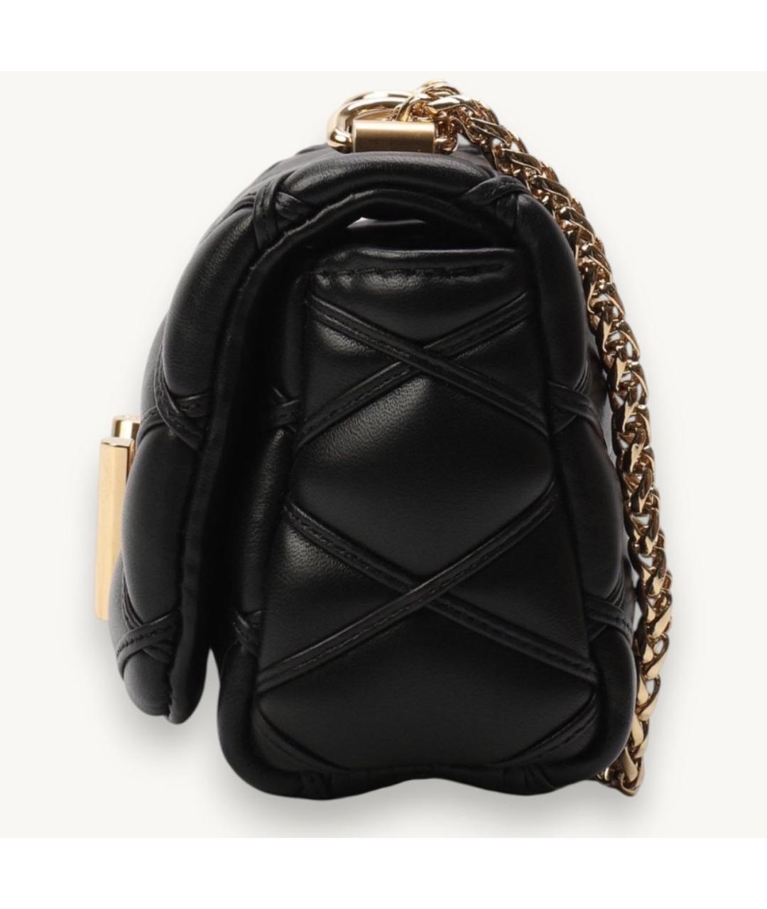 LOUIS VUITTON Черная кожаная сумка через плечо, фото 2