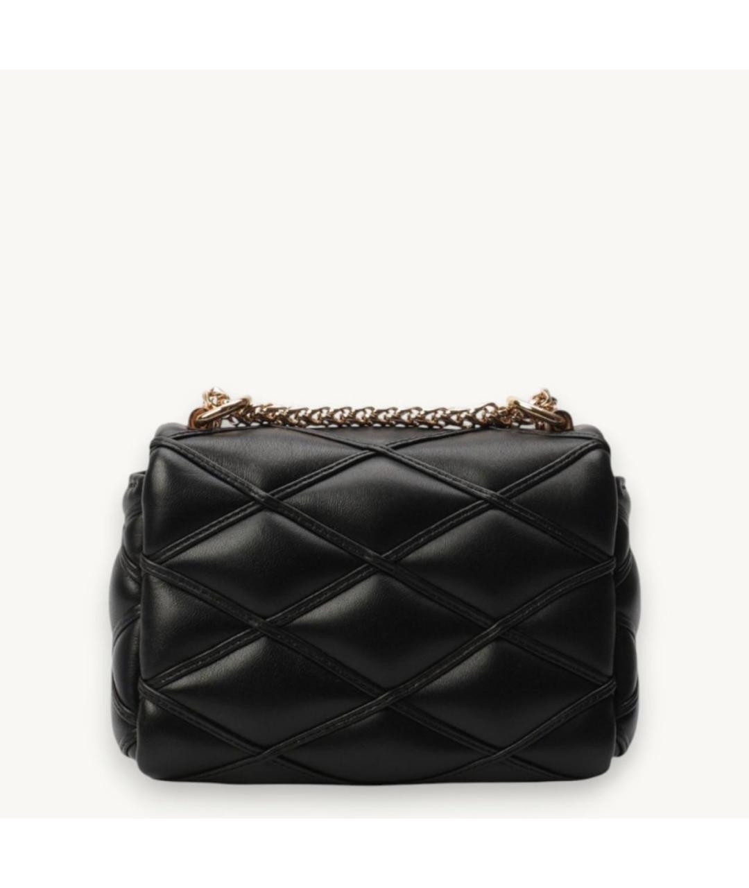 LOUIS VUITTON Черная кожаная сумка через плечо, фото 3