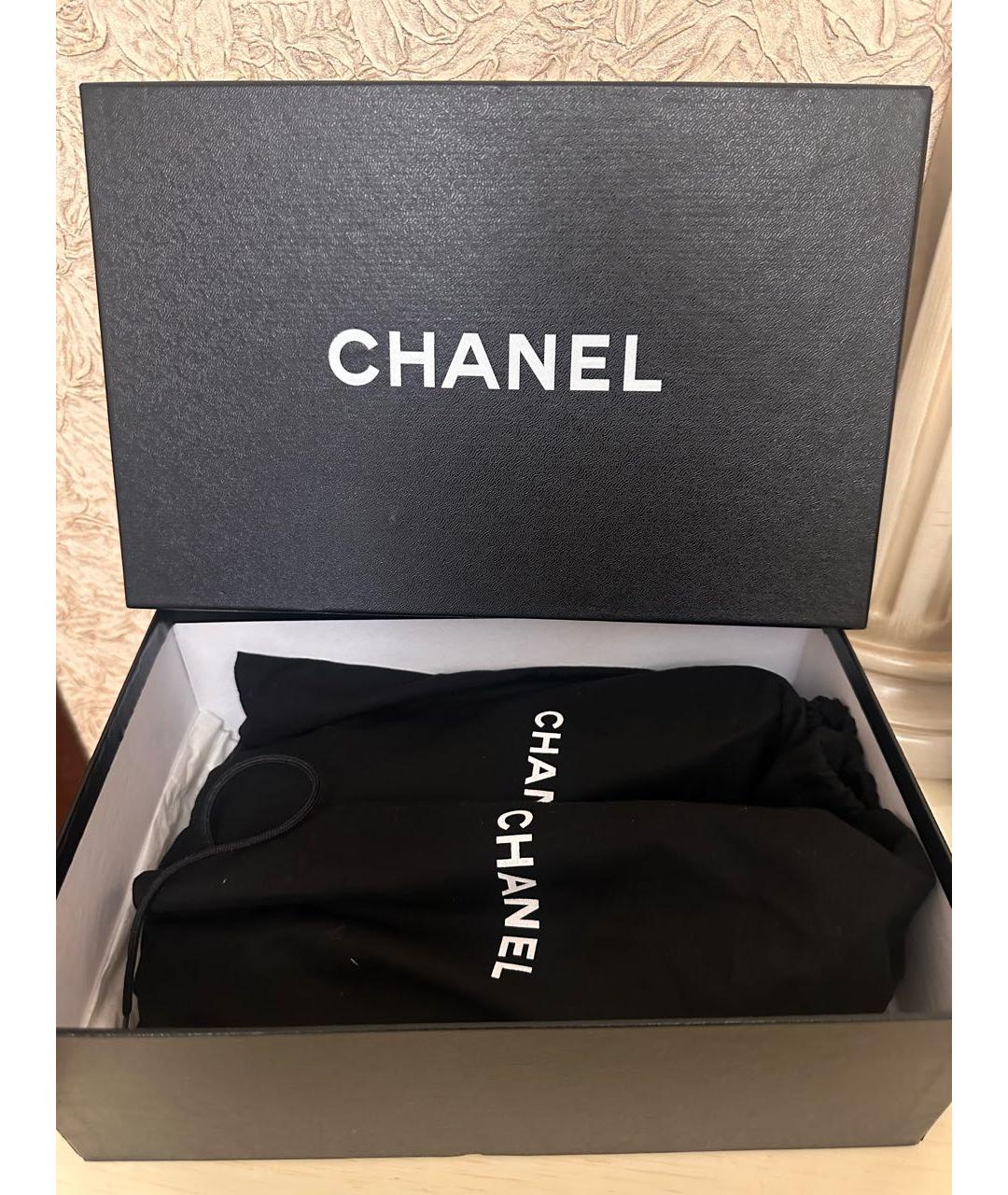 CHANEL Мульти кожаные балетки, фото 5