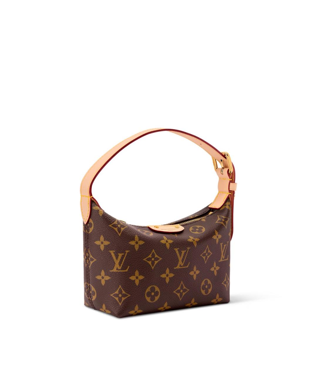 LOUIS VUITTON Коричневая сумка с короткими ручками из канвы, фото 7