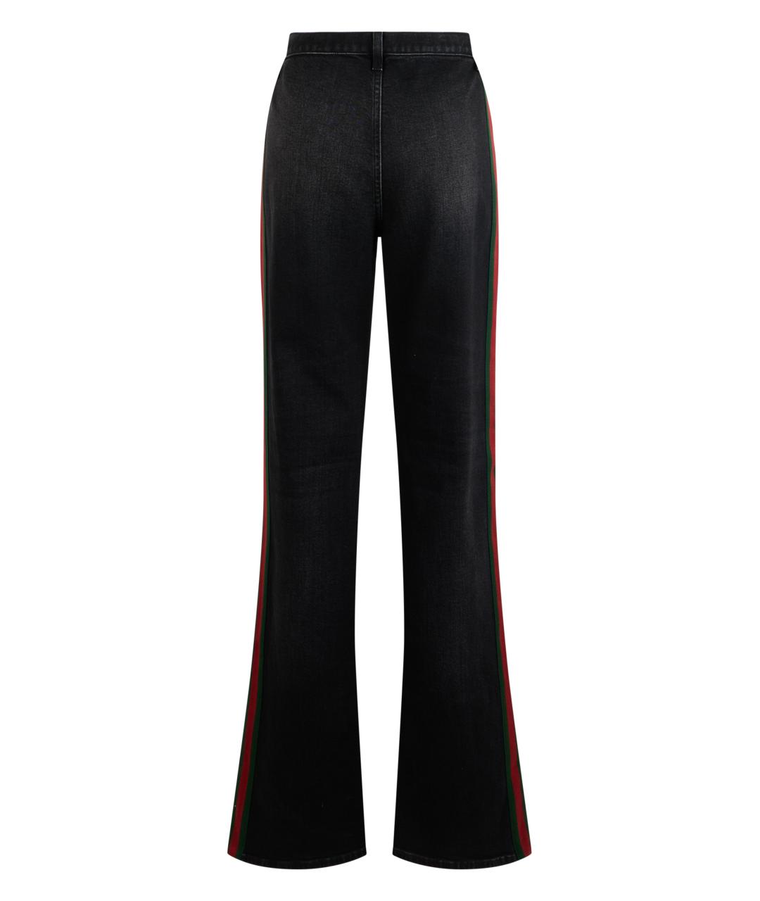 GUCCI Черные хлопковые джинсы клеш, фото 2