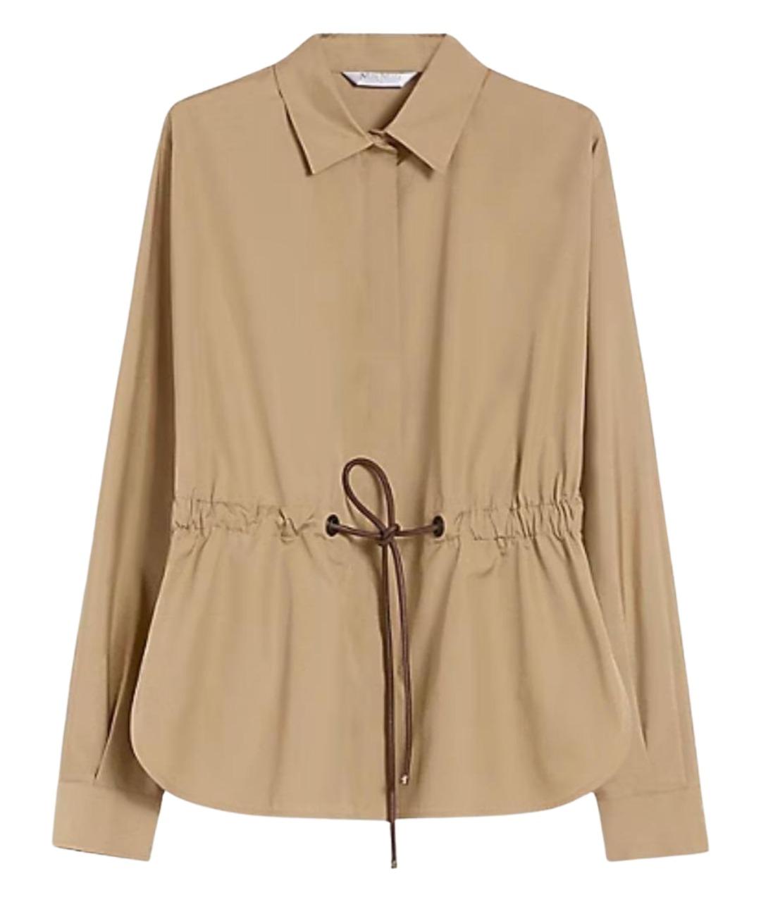 MAX MARA Бежевая блузы, фото 1